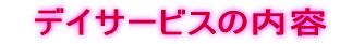 �@�f�C�T�[�r�X�̓��e
